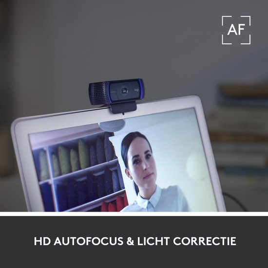 Logitech C920s Pro HD Webcam - Zwart