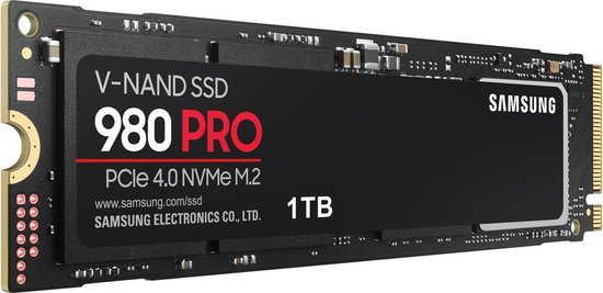 Samsung 980 Pro 1TB M.2 - Zwart