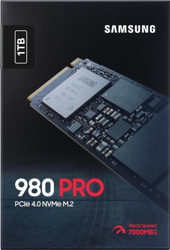 Samsung 980 Pro 1TB M.2 - Zwart
