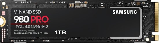 Samsung 980 Pro 1TB M.2 - Zwart