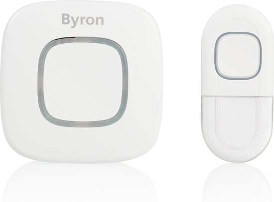 Byron DBY-24722 Wireless Doorbell Set - Wit
