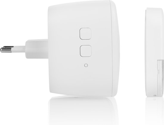 Byron DBY-24722 Wireless Doorbell Set - Wit