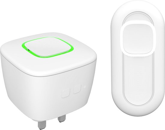 Byron DBY-24722 Wireless Doorbell Set - Wit