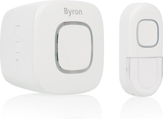 Byron DBY-24722 Wireless Doorbell Set - Wit