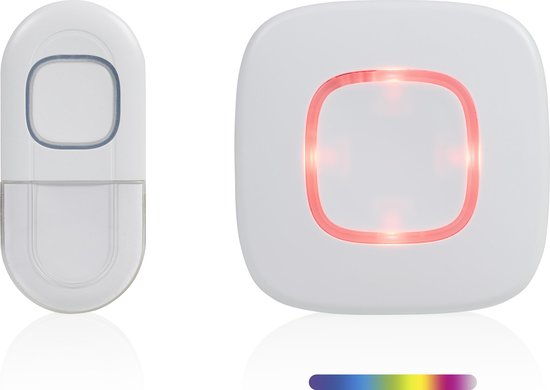 Byron DBY-24722 Wireless Doorbell Set - Wit