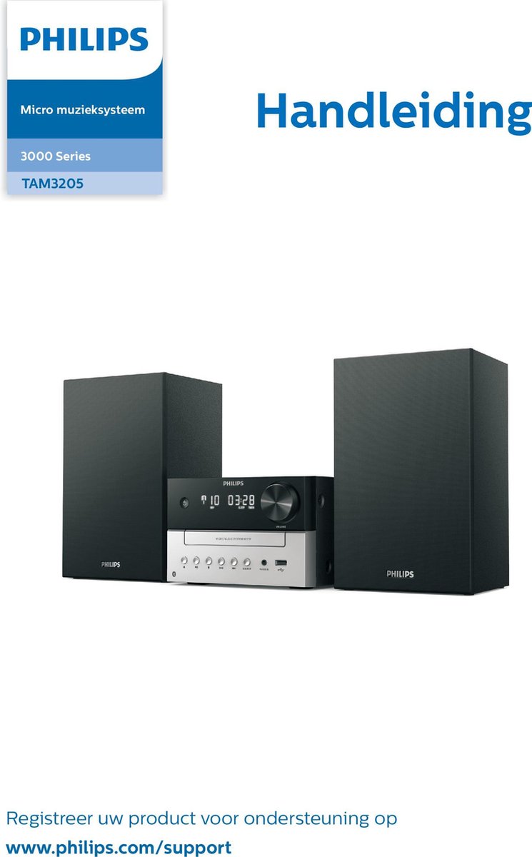 Philips TAM3205/12 - Zwart