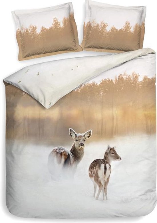 Heckett & Lane Mayer Dekbedovertrek 200 x 220 cm - Beige