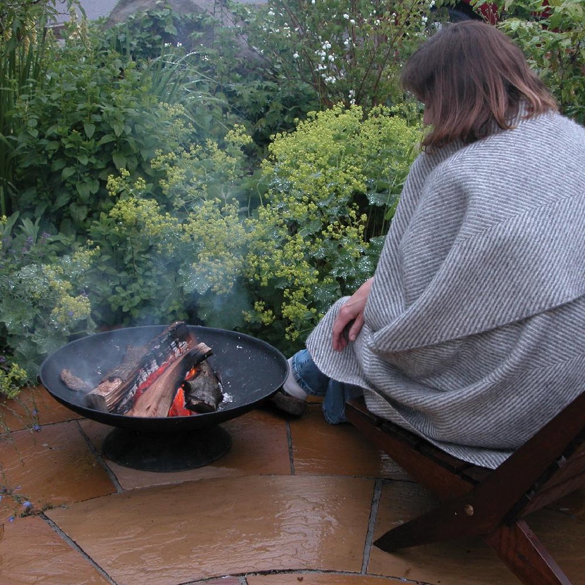 Esschert Design " Vuurschaal " - Zwart