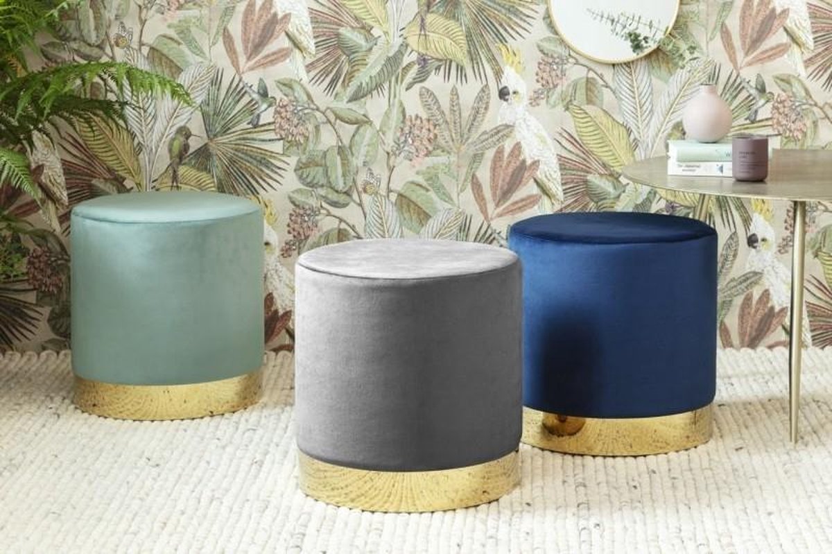 Lifa Living Beau Poef - Groen