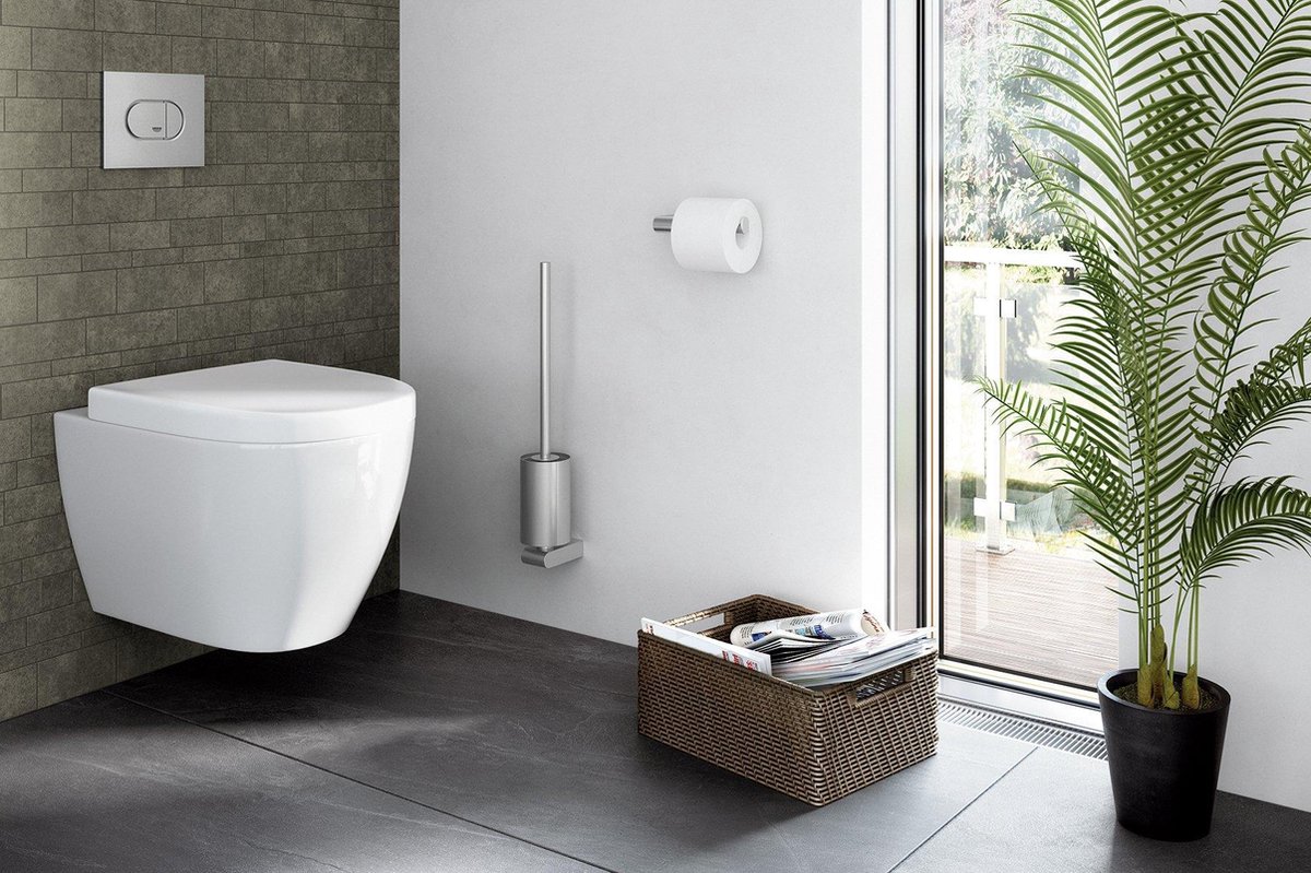 ZACK Atore Toiletrolhouder - Silver