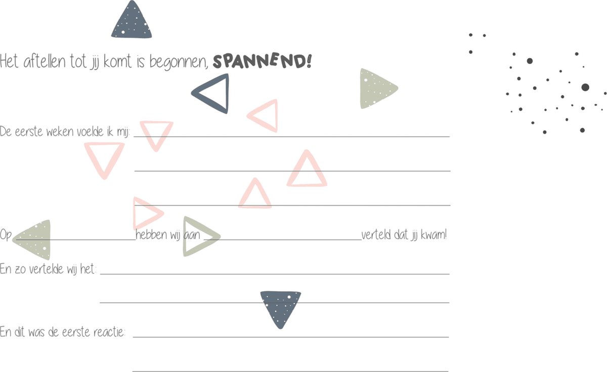 Jep Zwangerschapsboek veldgroen