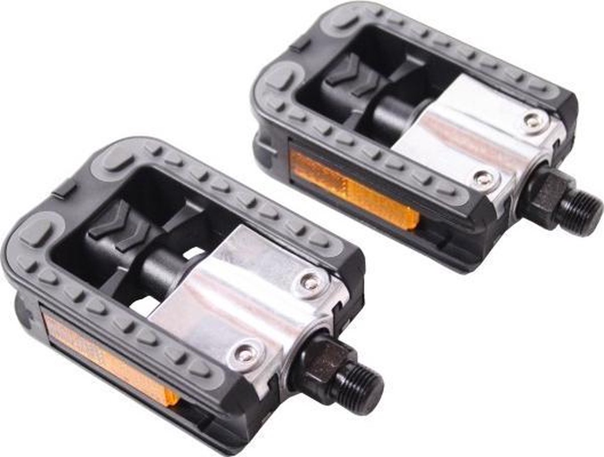 VP Vouwpedaal Vouwfiets 113 Anti slip 9/16 Inch set - Zwart
