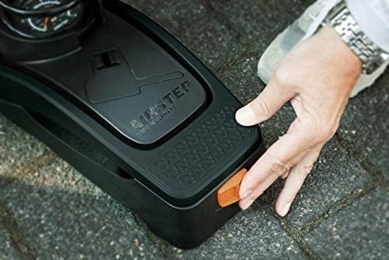 SKS voetpomp Airstep Digi manometer 7 bar aluminium - Zwart