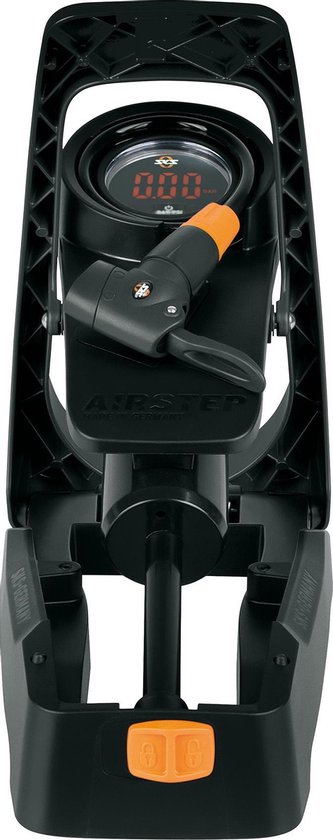 SKS voetpomp Airstep Digi manometer 7 bar aluminium - Zwart