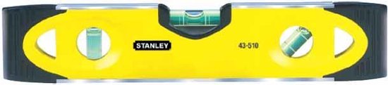 Stanley Waterpas Torpedo 250mm Alu Magnetisch - 3L