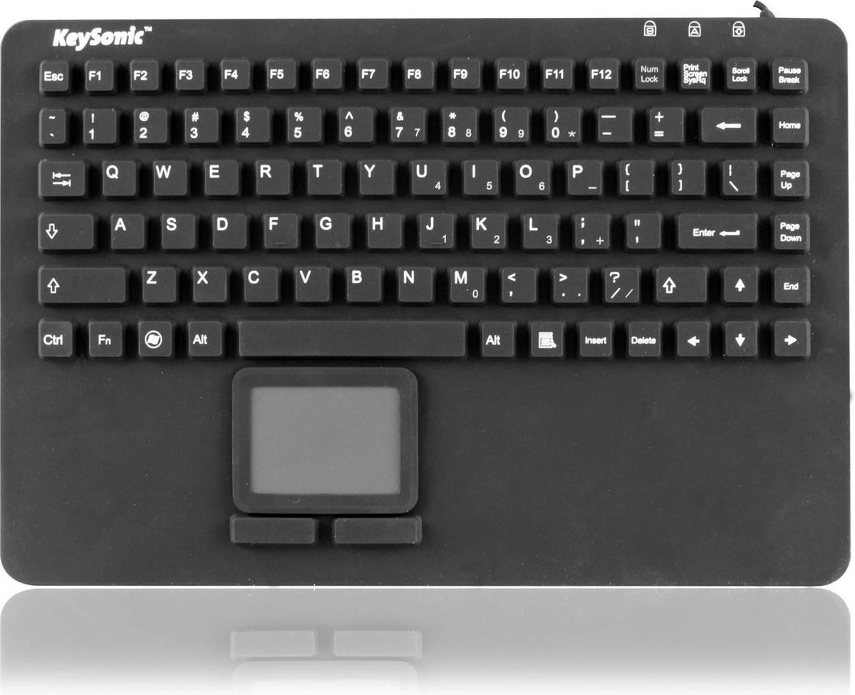 Keysonic KSK-5230 IN (US) toetsenbord USB QWERTY Amerikaans Engels - Zwart