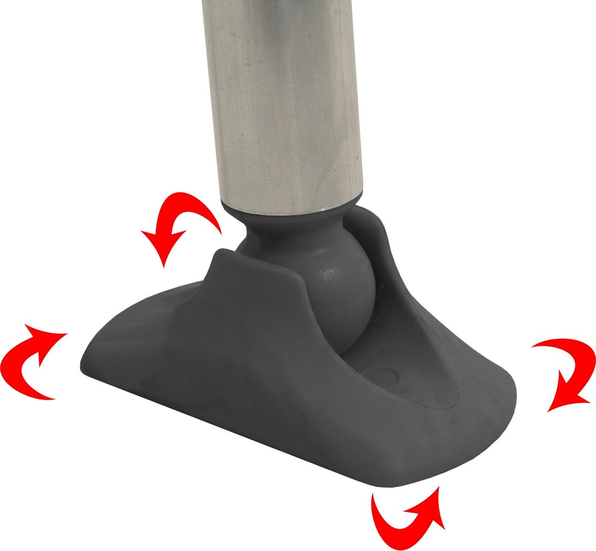 Crespo AP-245 / 80 x 62 cm Campingtafel - Zwart