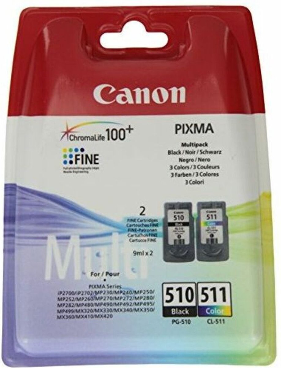 Canon PG-510 / CL-511 - Inktcartridge / / Kleur - Zwart