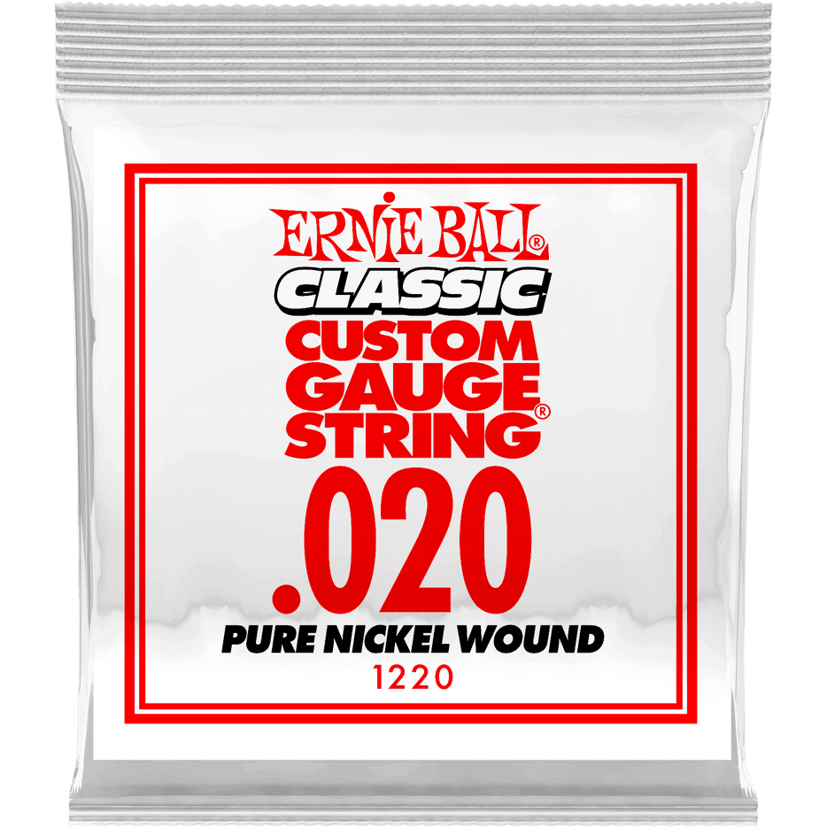 Ernie Ball 1220 .020 Classic Pure Nickel Wound losse snaar voor elektrische gitaar
