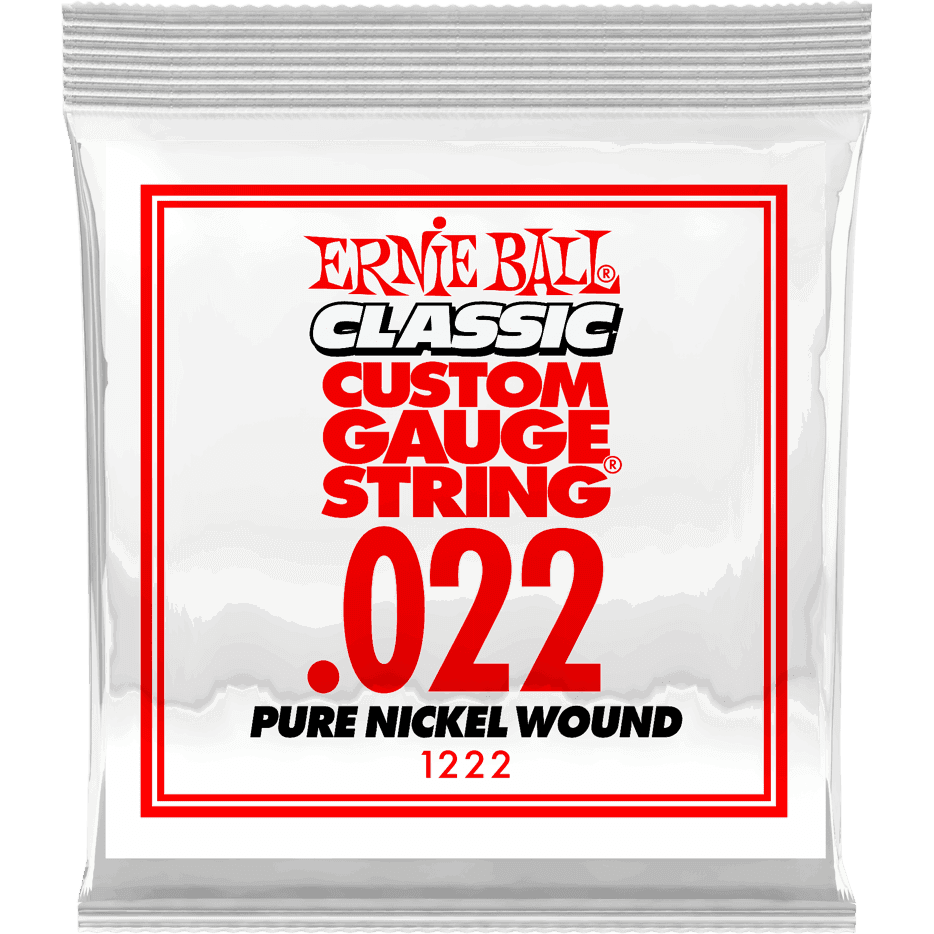 Ernie Ball 1222 .022 Classic Pure Nickel Wound losse snaar voor elektrische gitaar