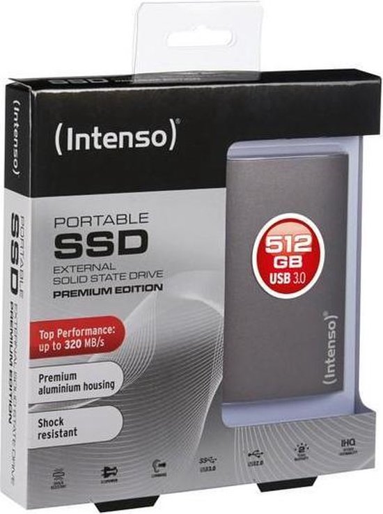 Intenso External SSD 512 GB Premium