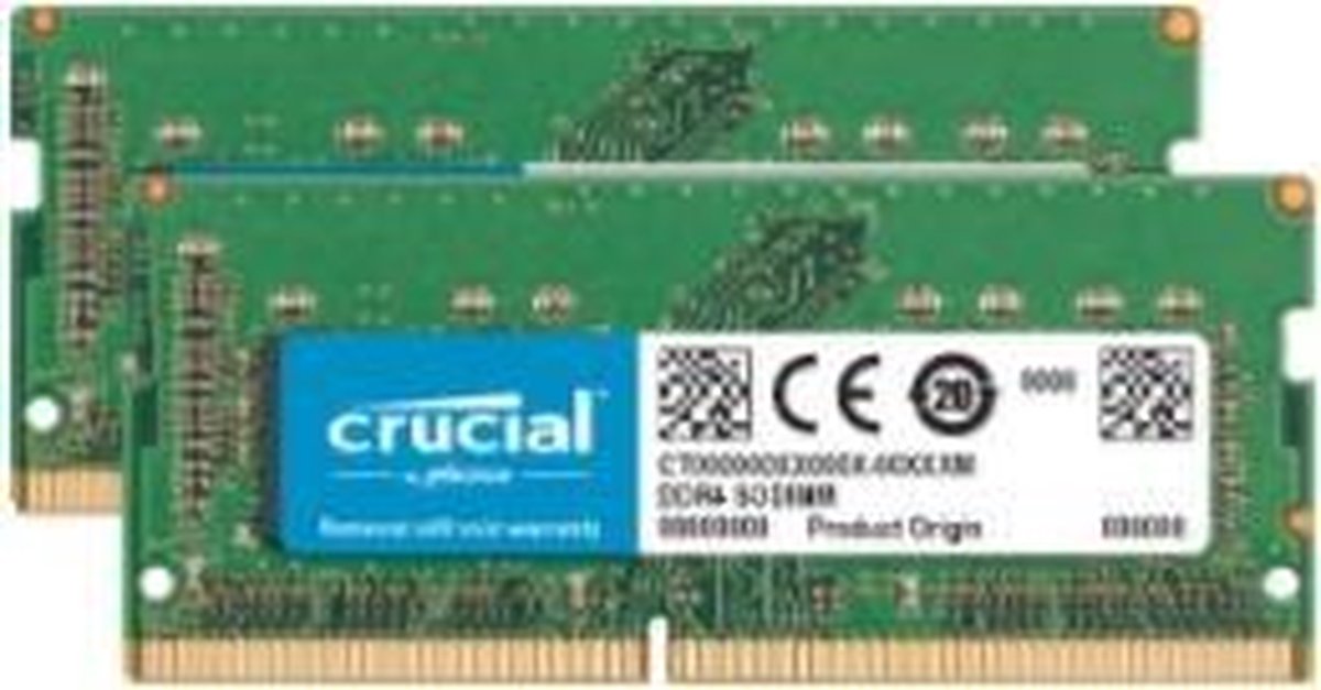 Crucial Apple 16GB DDR4 SODIMM 2400 MHz Kit (2x8GB)