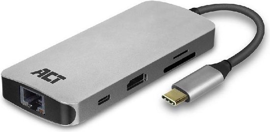 ACT USB-C 4K Multiport Dock voor laptop - AC7041