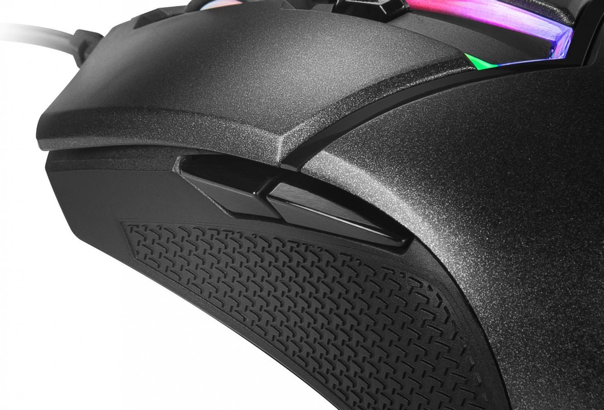 MSI Clutch GM30 muis USB Type-A Optisch 6200 DPI Rechtshandig - Zwart