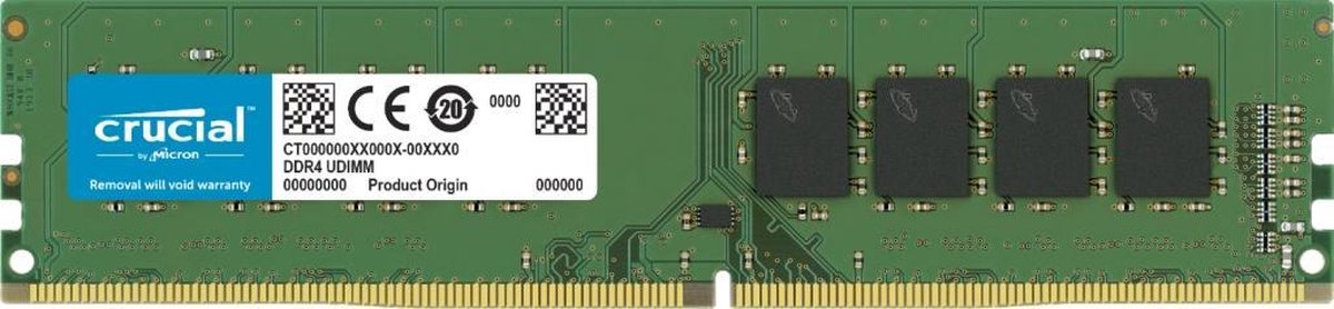 Crucial Standard 8GB 3200MHz DDR4 DIMM (1x8GB)