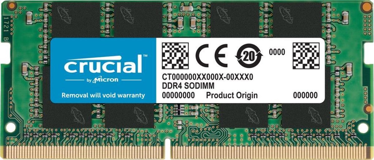 Crucial 8GB 2666MHz DDR4 SODIMM (1x8GB)