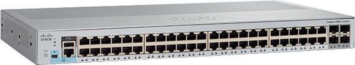 Cisco Catalyst 2960-L Managed L2 Gigabit Ethernet (10/100/1000) 1U - Grijs