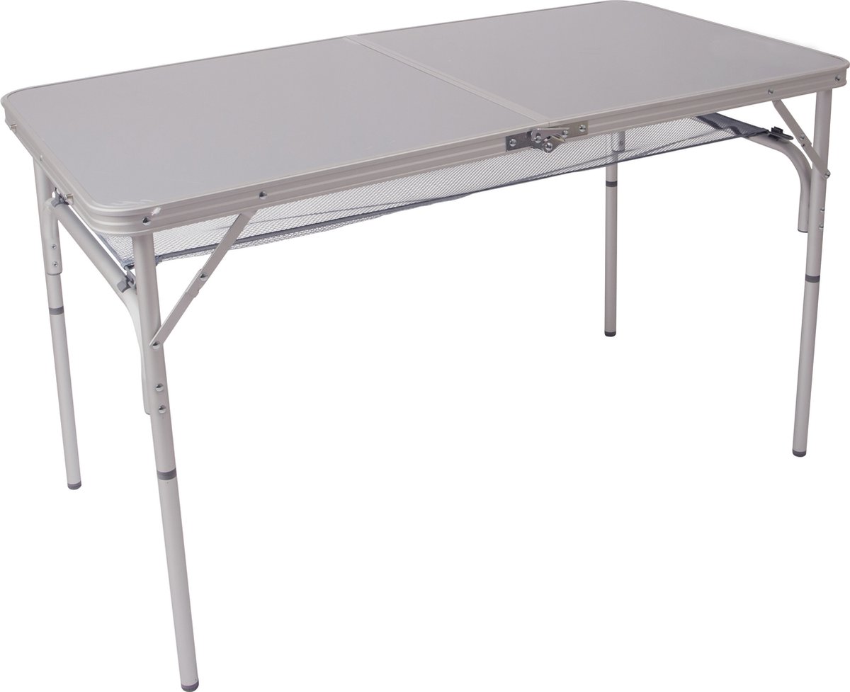 Bo-Camp - Tafel - Premium - Koffermodel - 120x60 Cm - Grijs