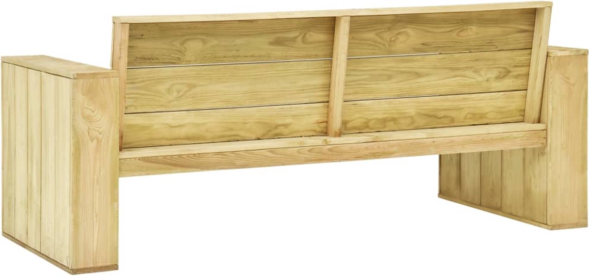 Vidaxl 4-delige Loungeset Geïmpregneerd Grenenhout - Bruin
