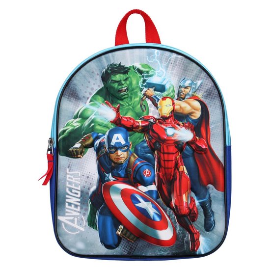 Marvel Rugzak Avengers 3d Junior 9 Liter Polyester/rood - Blauw