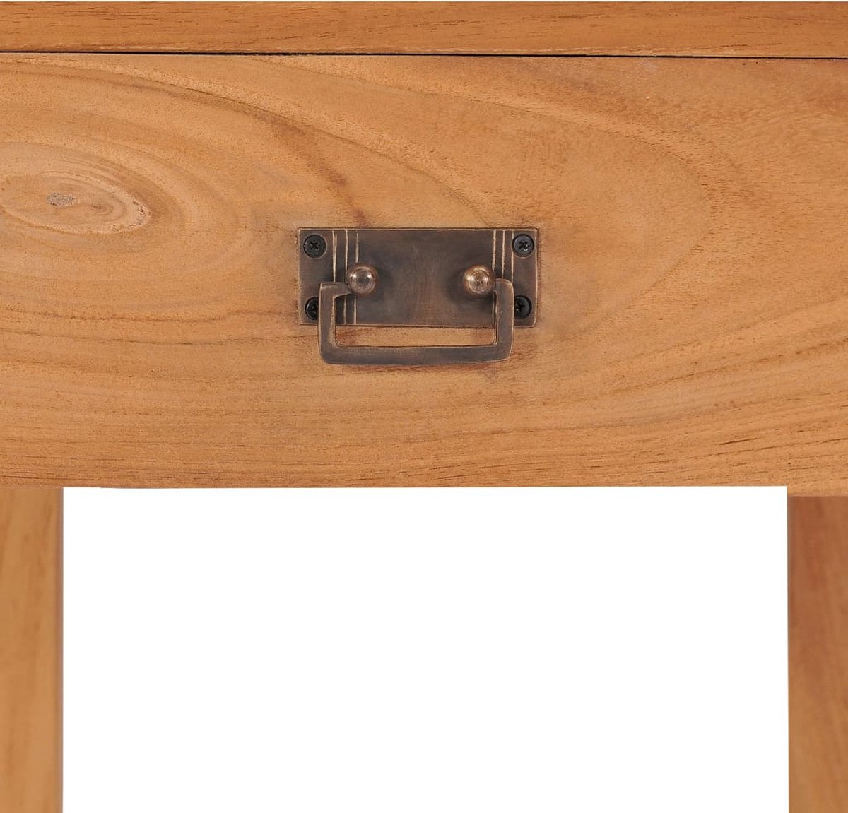 Vidaxl Nachtkastje 35x35x50 Cm Massief Teakhout - Bruin