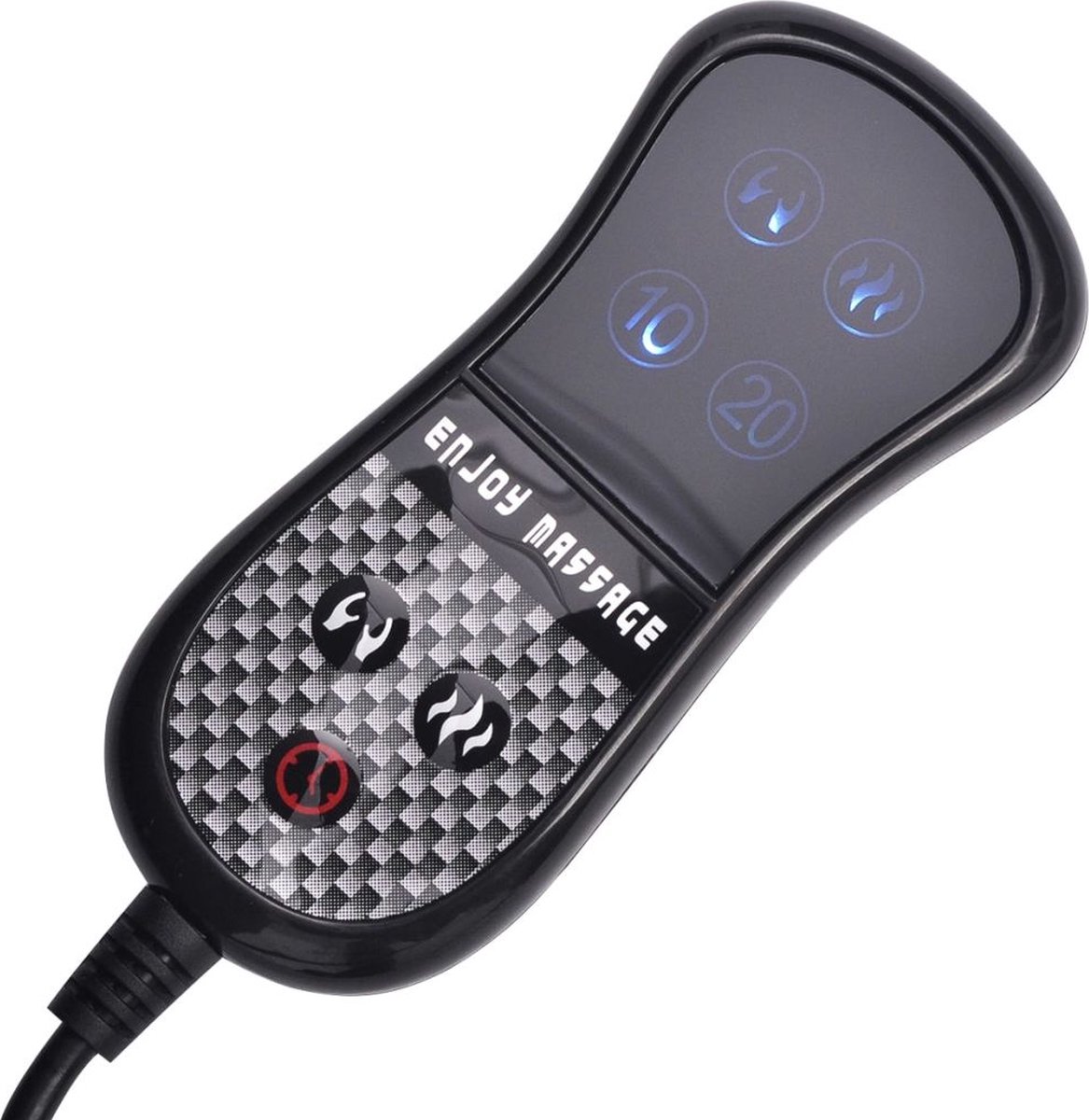 Vidaxl Shiatsu Massagestoel Kunstleer - Wit