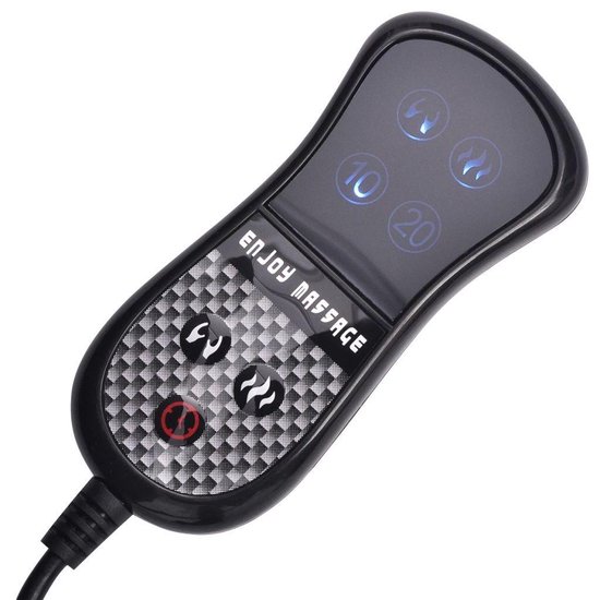 Vidaxl Shiatsu Massagestoel Kunstleer - Zwart