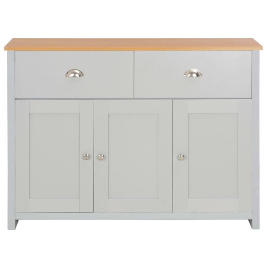 Vidaxl Dressoir 112x35x81 Cm - Grijs