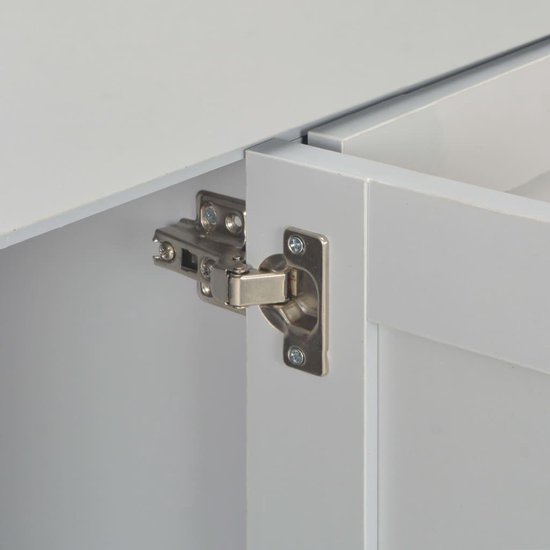 Vidaxl Dressoir 112x35x81 Cm - Grijs