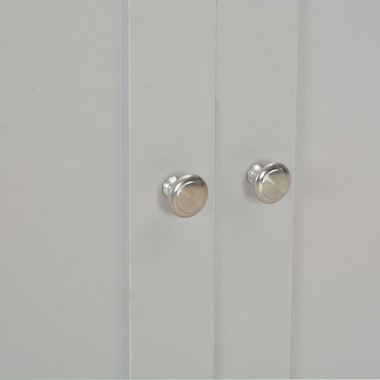 Vidaxl Dressoir 112x35x81 Cm - Grijs