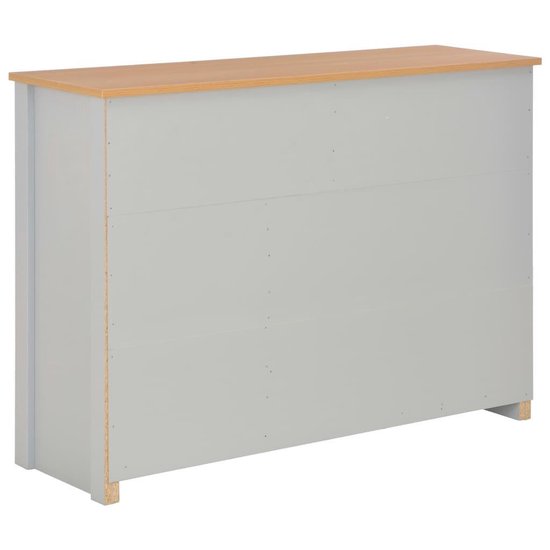 Vidaxl Dressoir 112x35x81 Cm - Grijs