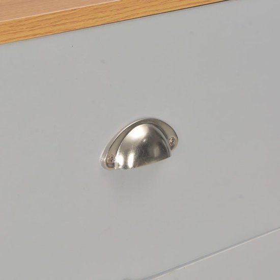 Vidaxl Dressoir 112x35x81 Cm - Grijs