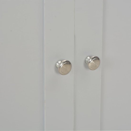 Vidaxl Dressoir 112x35x81 Cm - Grijs