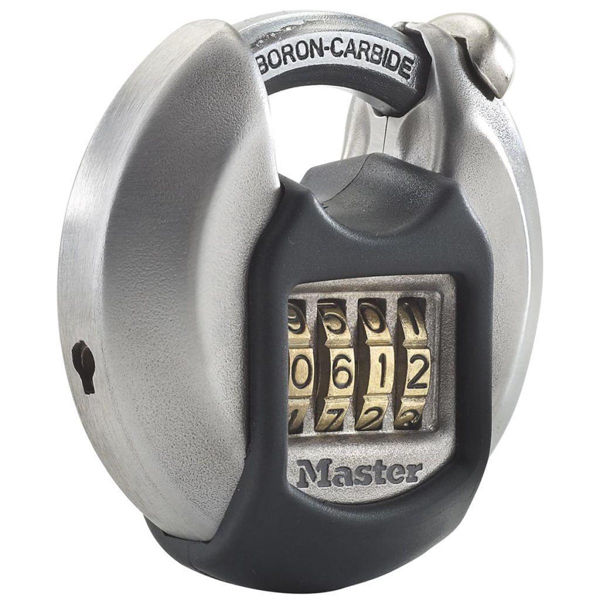 Masterlock Discus Hangslot Excell 70 Mm Roestvrij Staal M40eurdnum - Silver