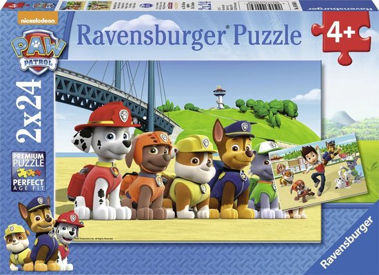 Ravensburger Puzzel Paw Patrol Dappere Honden - 2 X 24 Stukjes