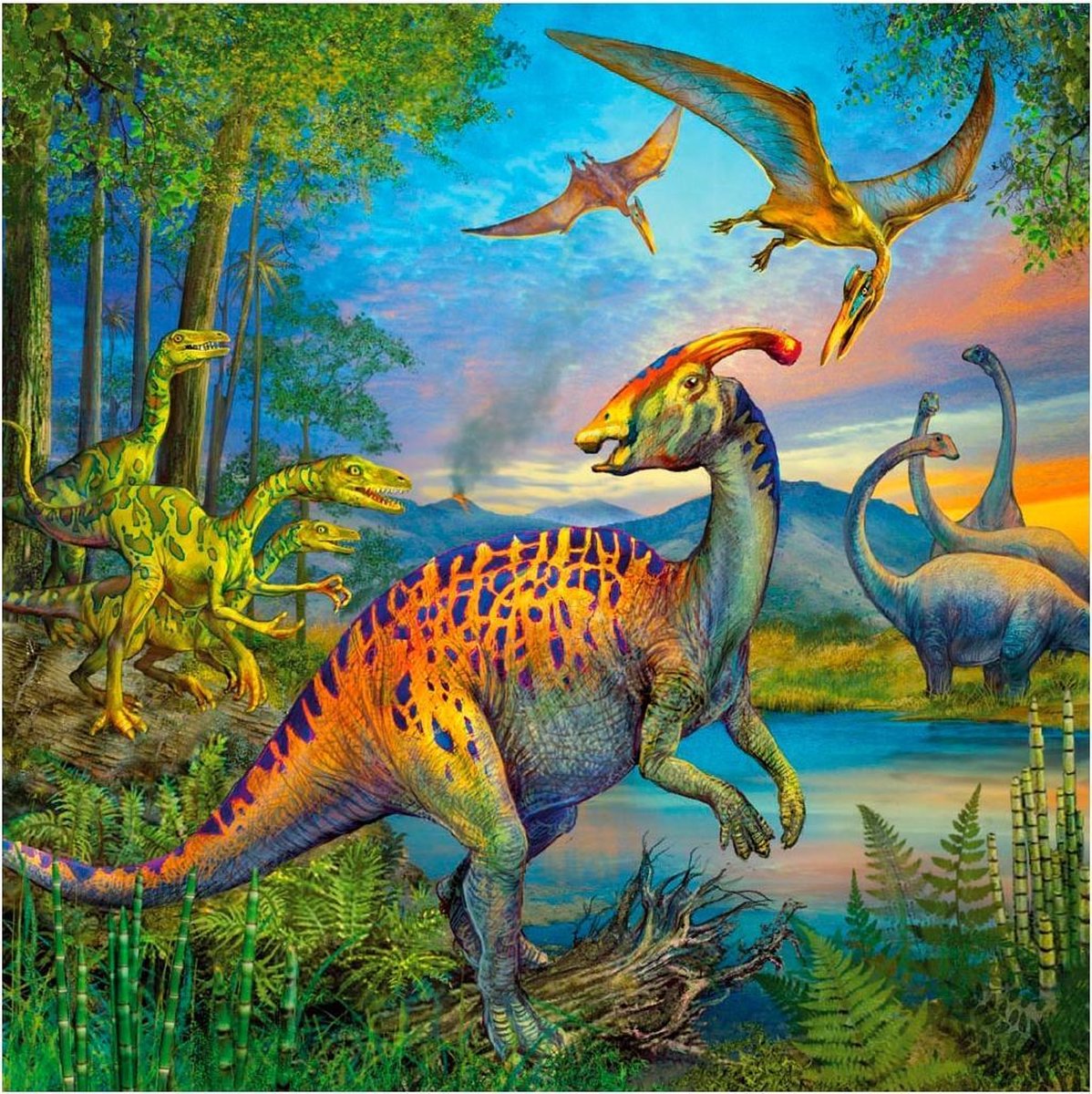 Ravensburger Puzzel Dinosaurus - 3 X 49 Stukjes