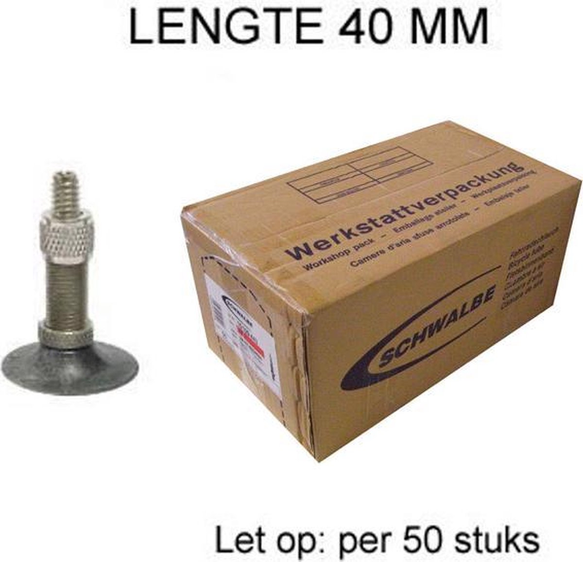 Schwalbe Binnenband 28 Inch (28/47-622/635) Dv 40 Mm - Zwart