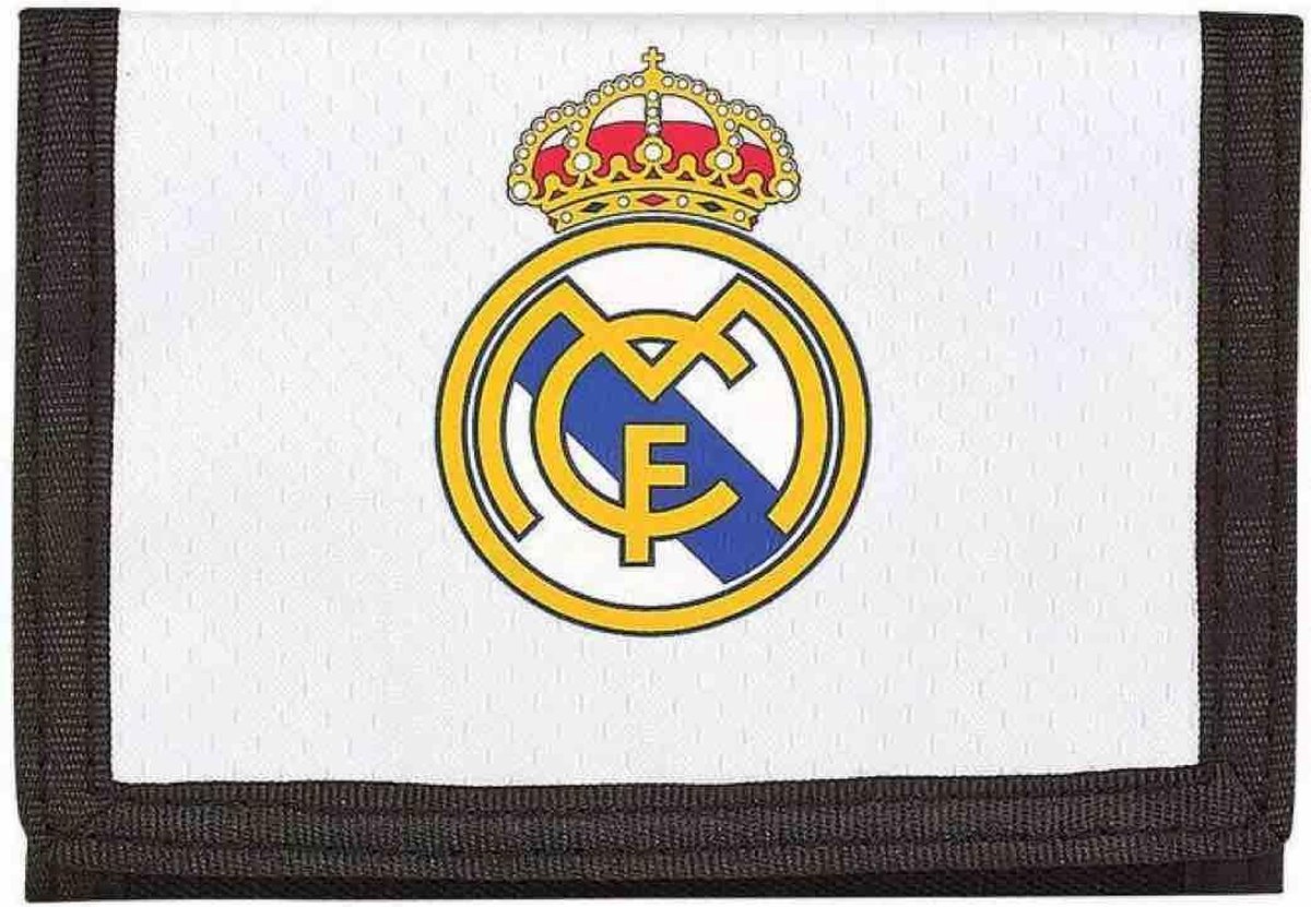 Real Madrid - Portemonnee 12,5 X 9,5 Cm - - Wit