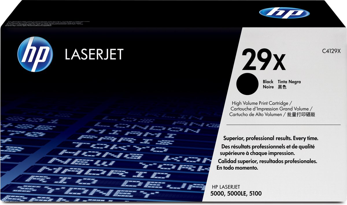 HP 29x Toner - Zwart