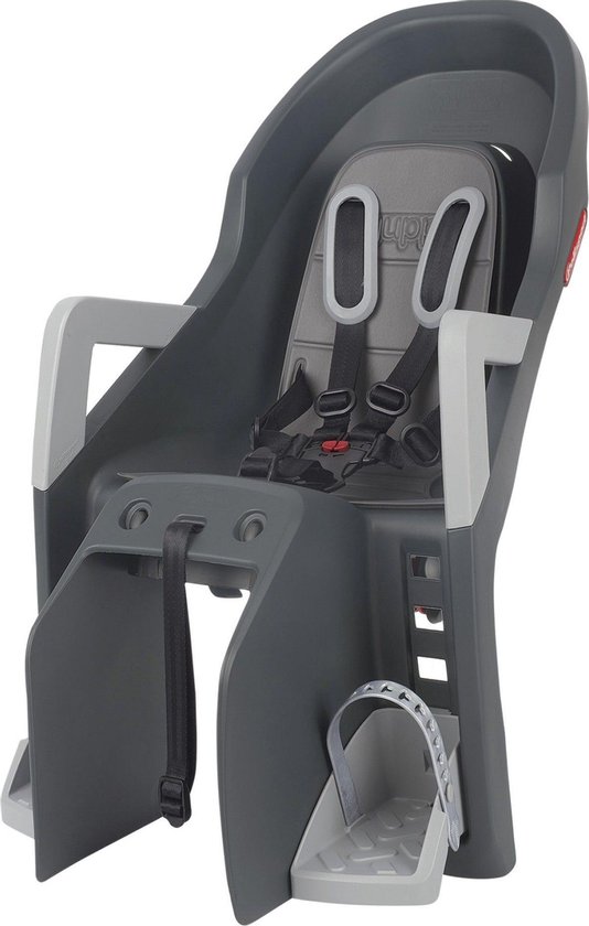 Polisport Fietszitje Achter Guppy Maxi Dragerbevestiging Zwart/ - Grijs